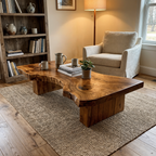 Rustic Sculptural Coffee Table Modern Living Room Display CTHCH020