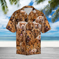 English Cocker Spaniel Awesome Hawaiian Shirt, Pet Lover Aloha Shirts, Summer Short Sleeve Shirts