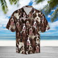 English Springer Spaniel Awesome Hawaiian Shirt, Summer Short Sleeve Shirts, Dog Aloha Shirts