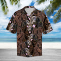 Field Spaniel Awesome Hawaiian Shirt, Summer Short Sleeve Shirts, Cute Dog Aloha Shirts
