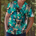 French Bulldog Tropical Hawaiian Shirt, Cute Frenchie Aloha Shirts, Summer Short Sleeve Shirts
