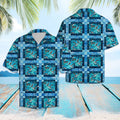 Dolphins Swimming Together Ocean Hawaiian Shirt, Summer Short Sleeve Shirts, Beach Aloha Shirts