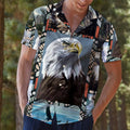 Eagle Mountain Hawaiian Shirt, Summer Short Sleeve Shirts, Nature Aloha Shirts