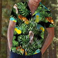 Flip Flop Green Tropical Hawaiian Shirt, Beach Aloha Shirts, Summer Short Sleeve Shirts