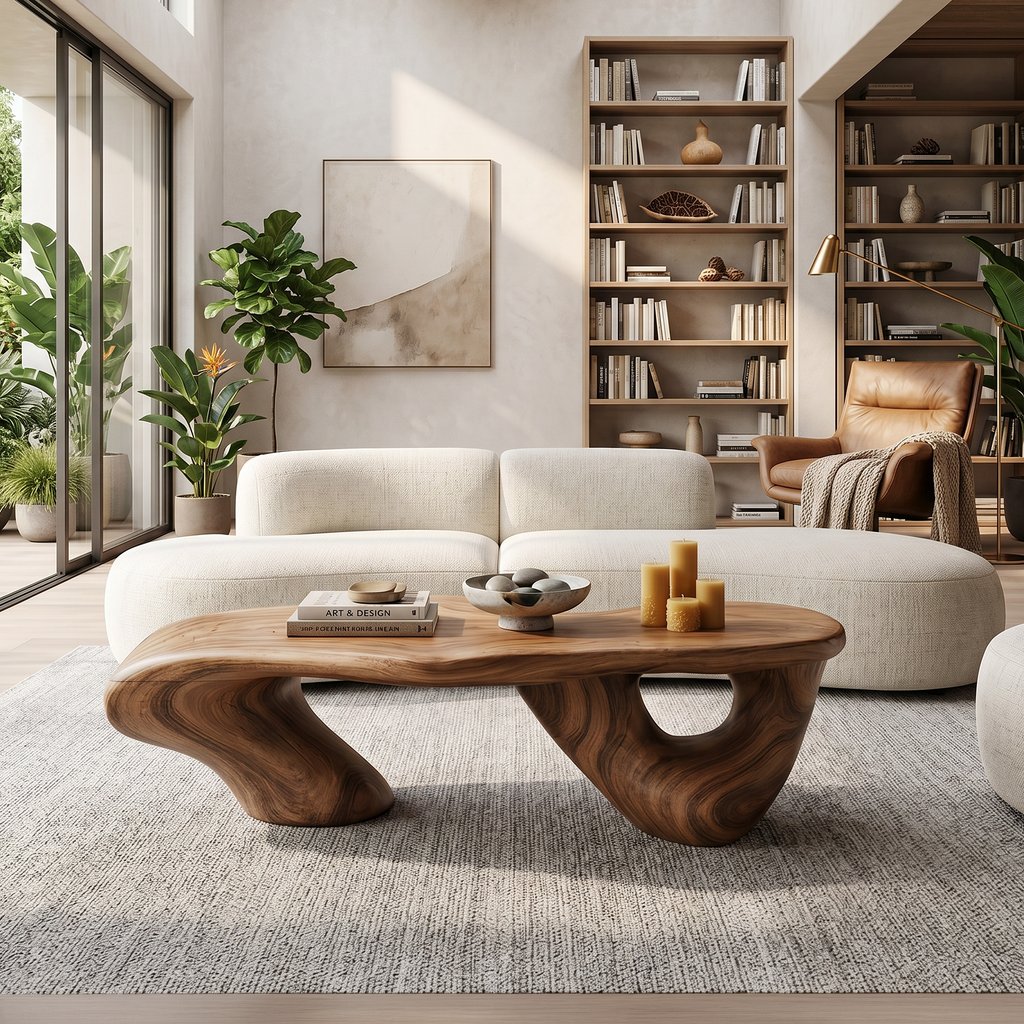 Handcrafted Low Table For Functional Room Setup CTHCH005