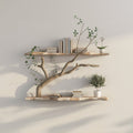 Tree Branch Driftwood Live Edge Floating Shelf Gift For Reader