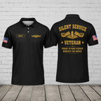 Custom Silent Service Veteran Polo Shirt - U.S. Submarine Force Golf Polo