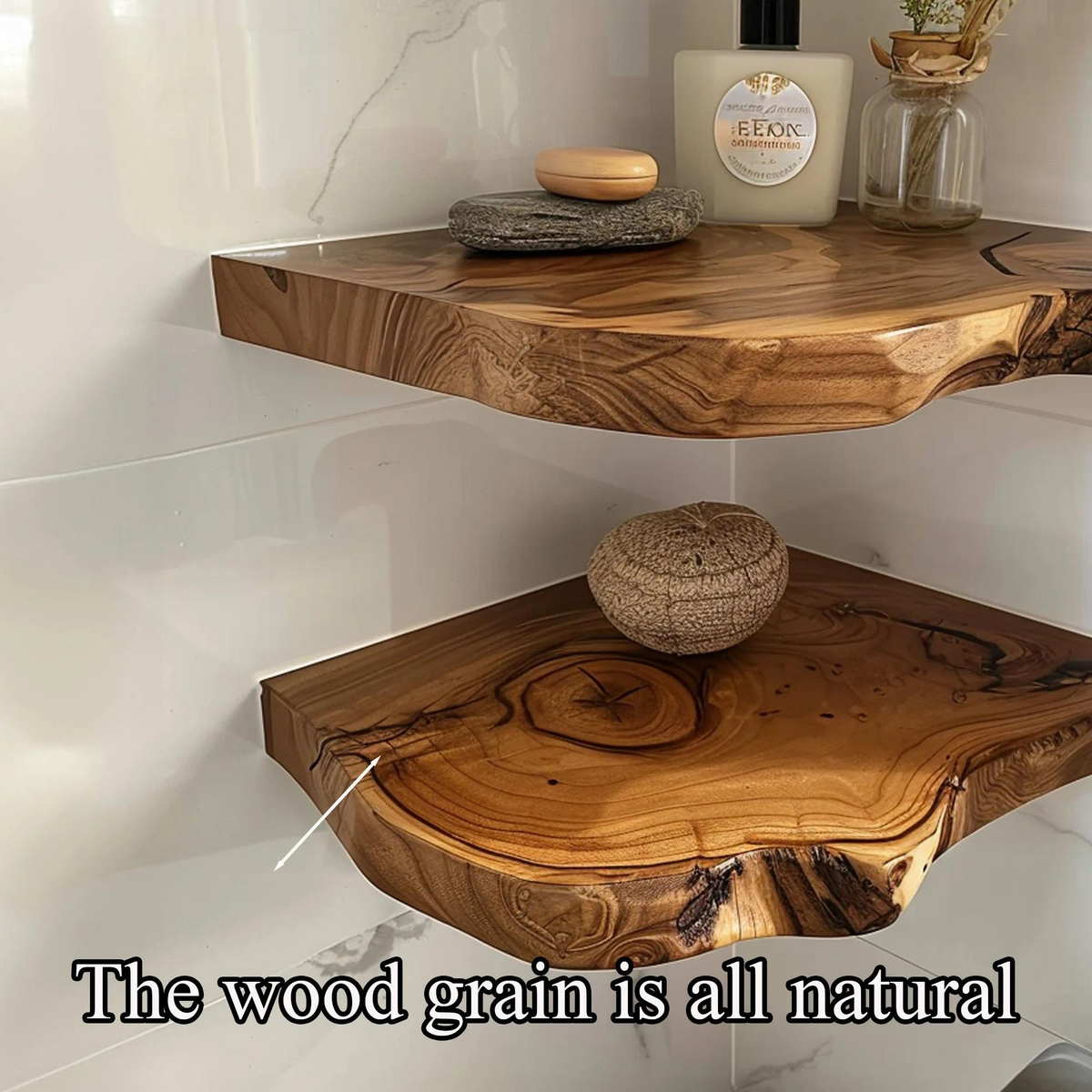 Floating Corner Wall Shelves CFSHCH018
