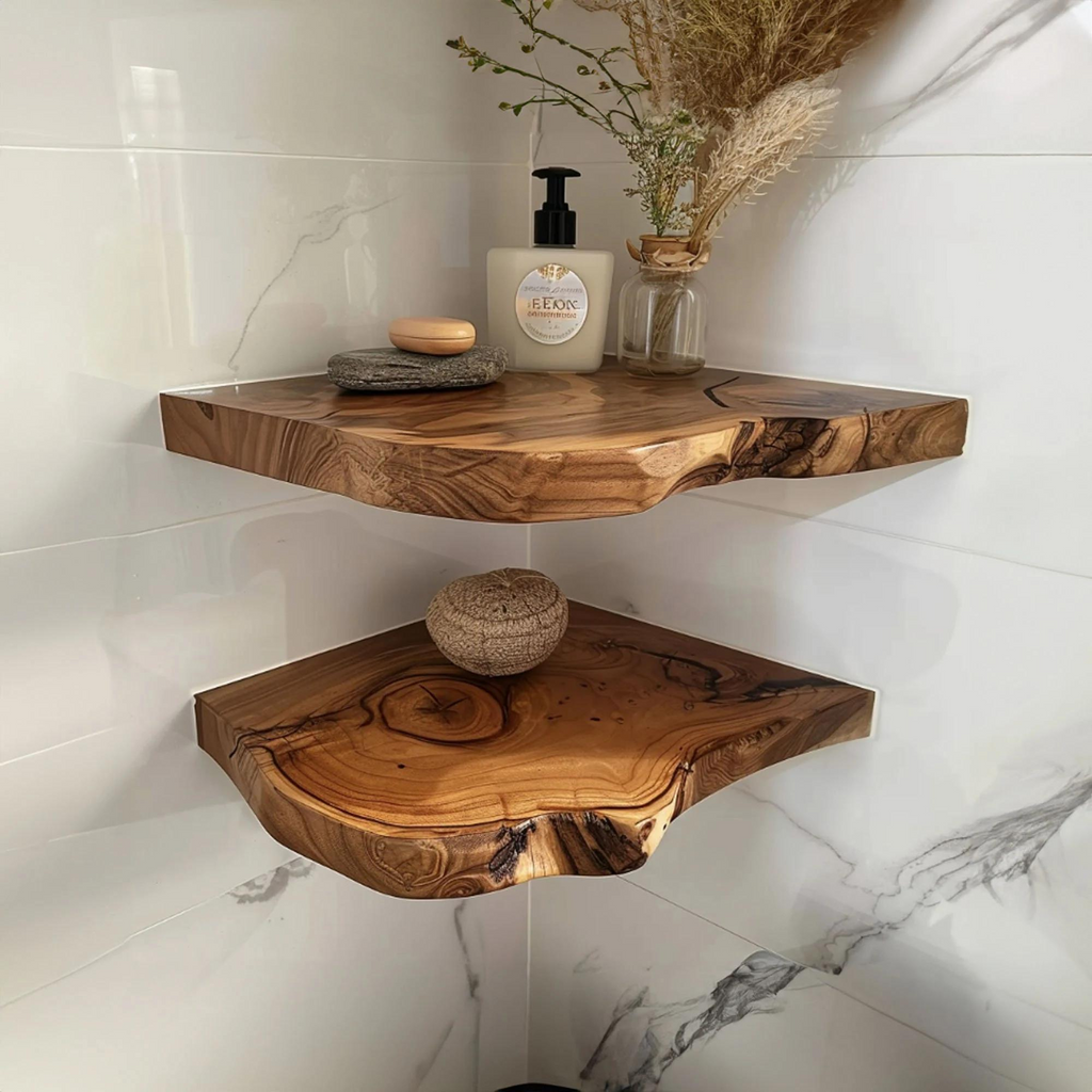 Floating Corner Wall Shelves CFSHCH018
