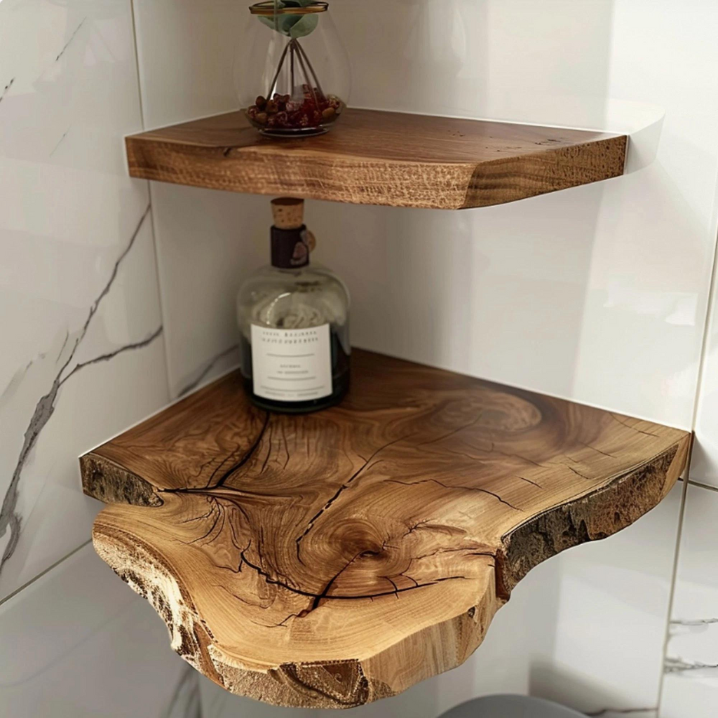 Floating Corner Wall Shelves CFSHCH018