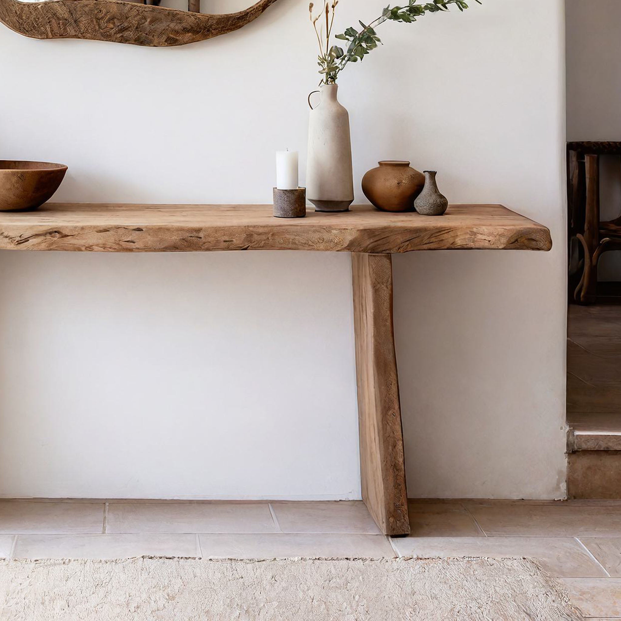 Reclaimed Wood Entryway Table Decor CTHCH-022