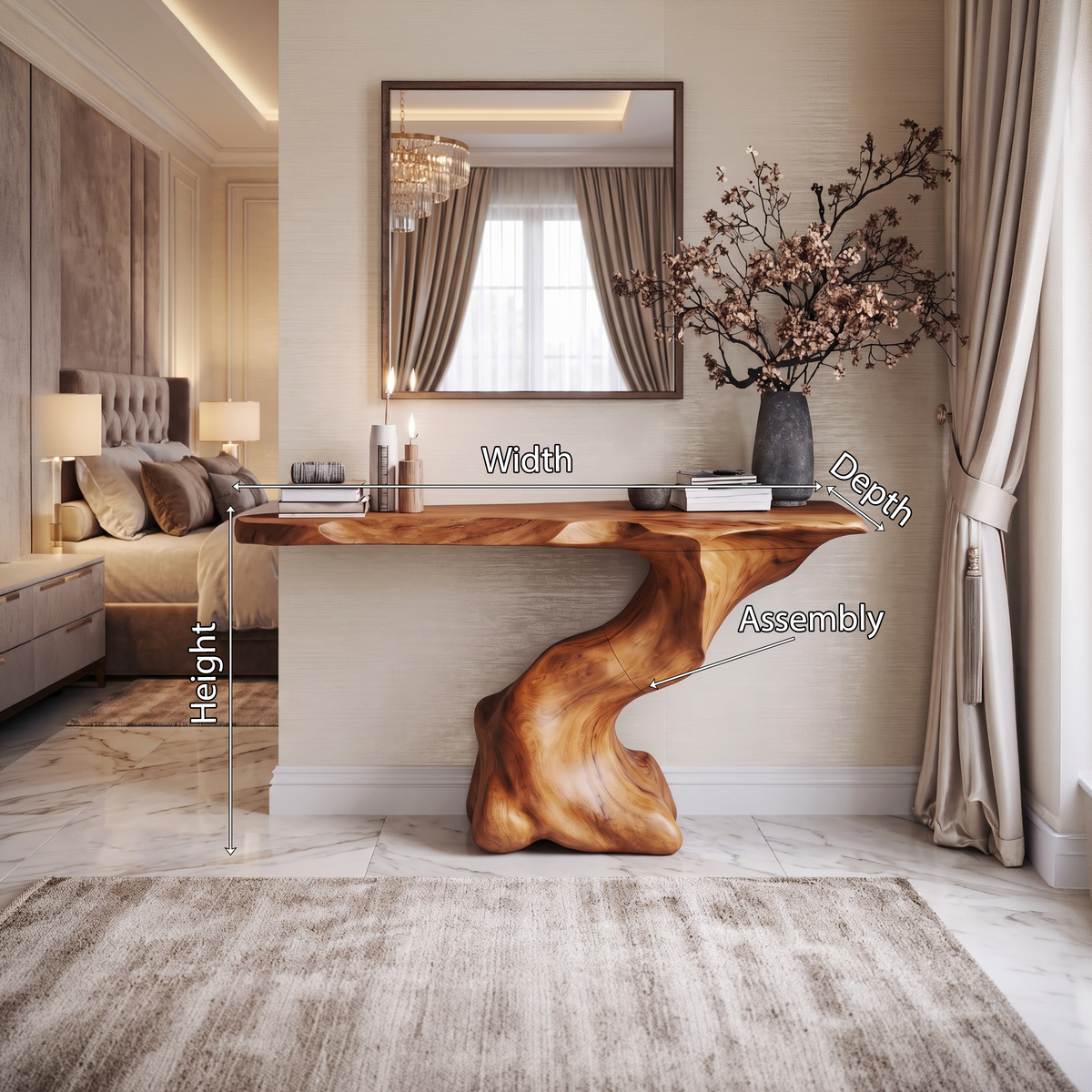 Rustic Entryway Table Entryway Design CTHCH-014