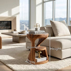 Modern Sculptural Side Table For Living Room ETHCH019