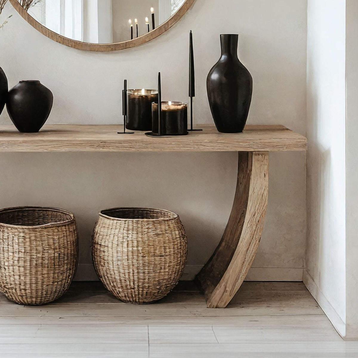 Woodworking Console Entryway Table Decor CTHCH-017