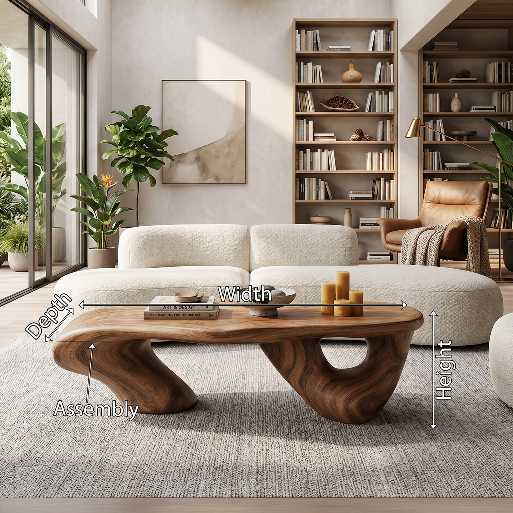 Handcrafted Low Table For Functional Room Setup CTHCH005