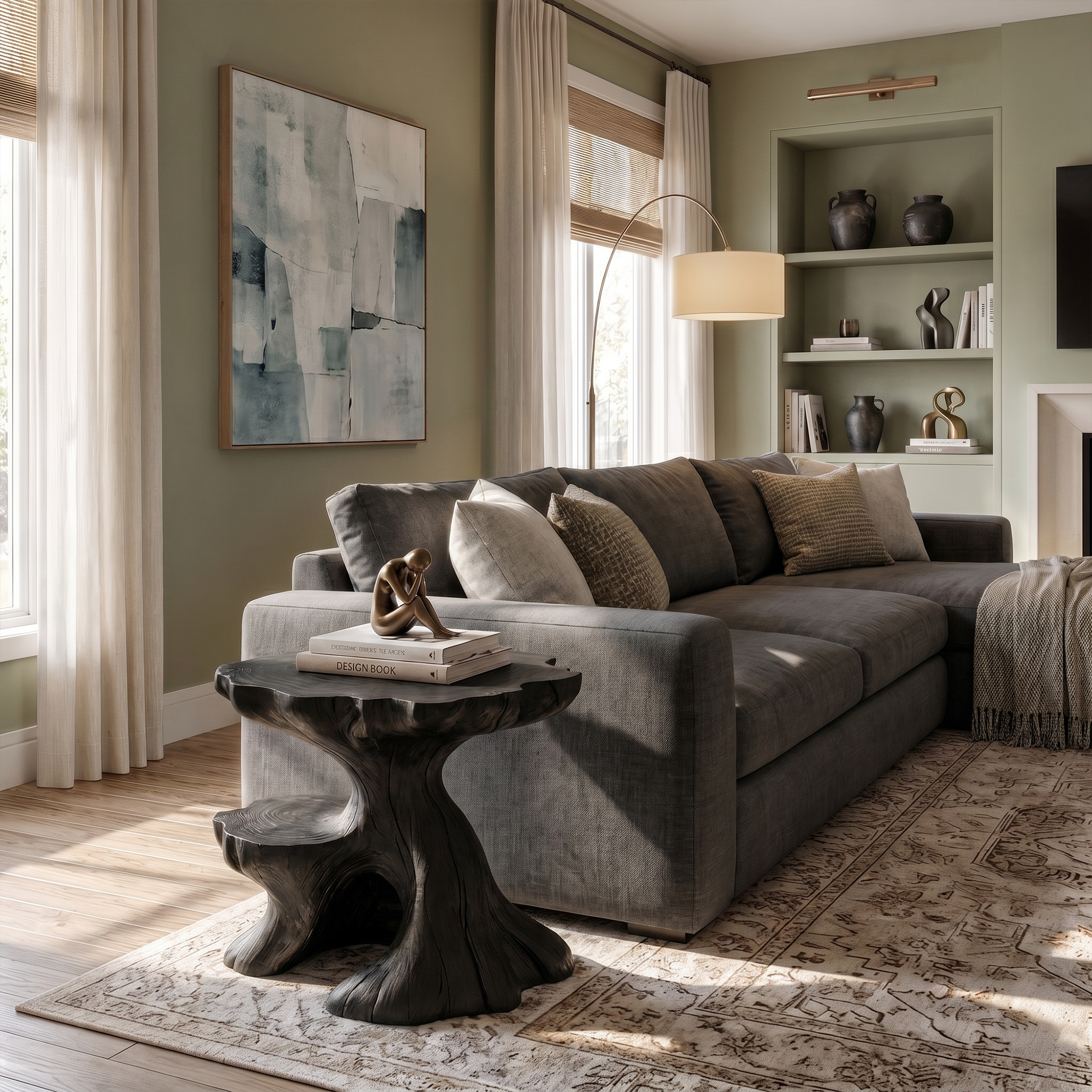 Farmhouse Side Table For Living Room And Bedroom ETHCH024