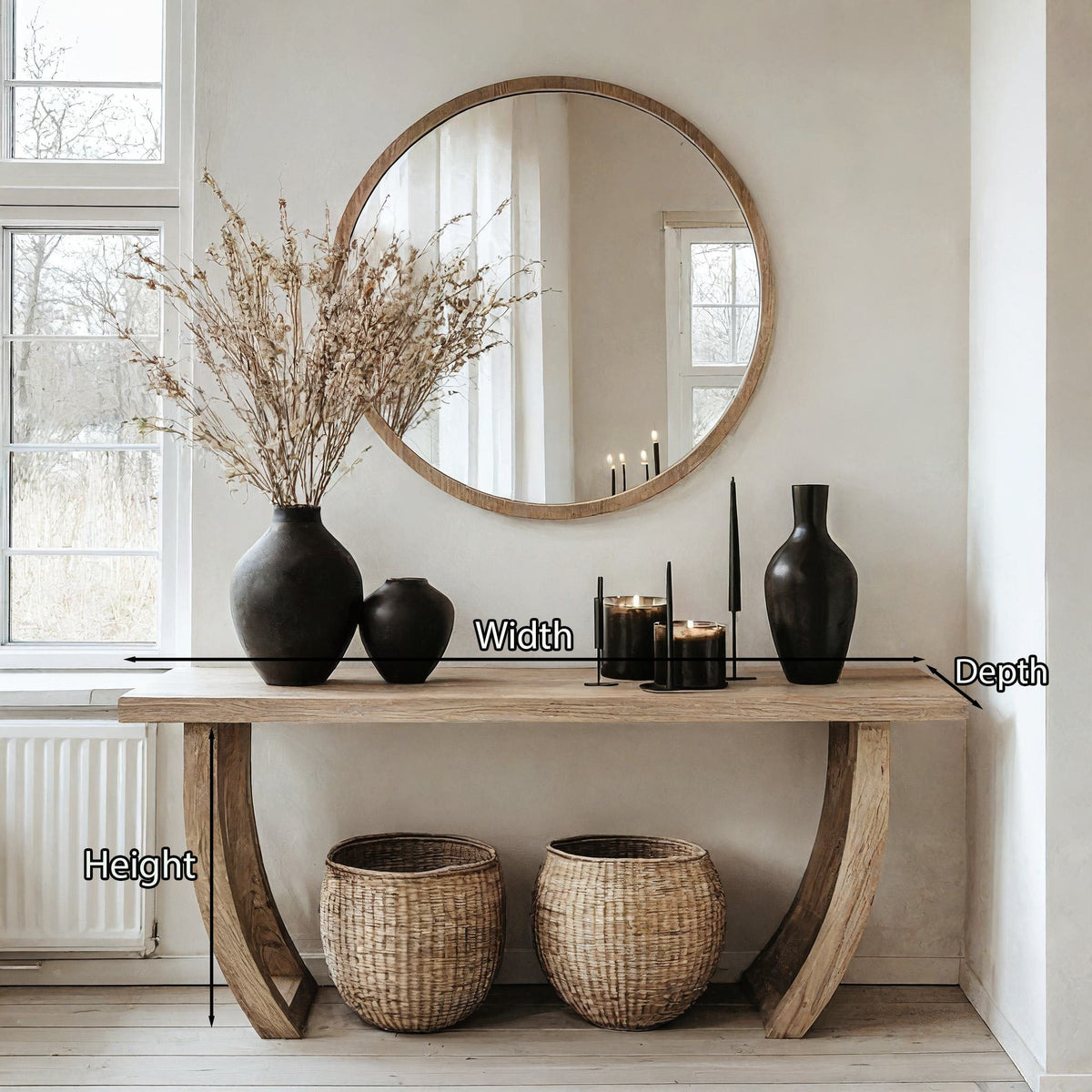 Woodworking Console Entryway Table Decor CTHCH-017