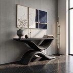 Handcrafted Live Edge Console Table Furniture Decor CTHCH-015