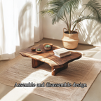 Organic Live Edge Coffee Table For Living Room And Lounge CTHCH017