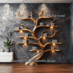 Tree Branch Shelf Driftwood Solid Wood Rustic Art Gift