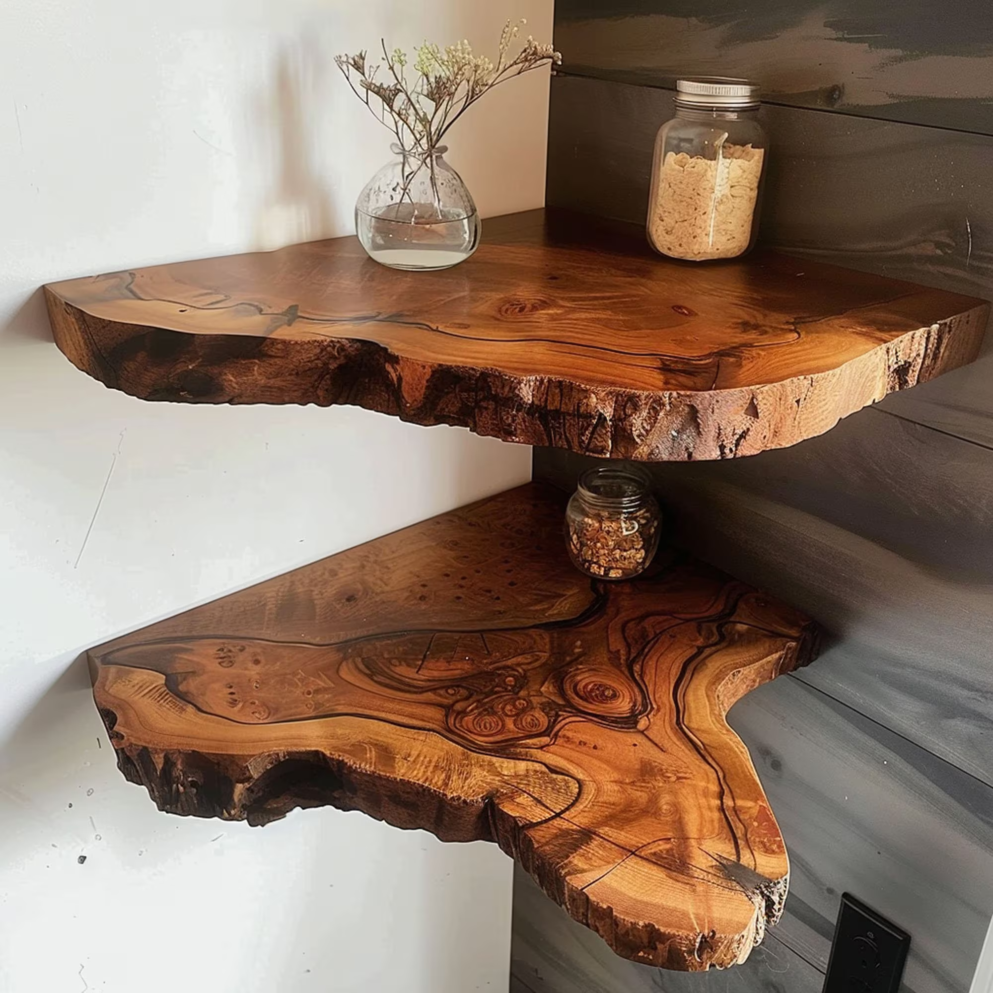 Floating Corner Shelves Decorations CFSHCH004