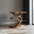 Rustic Tree End Table Living Room ETHCH006