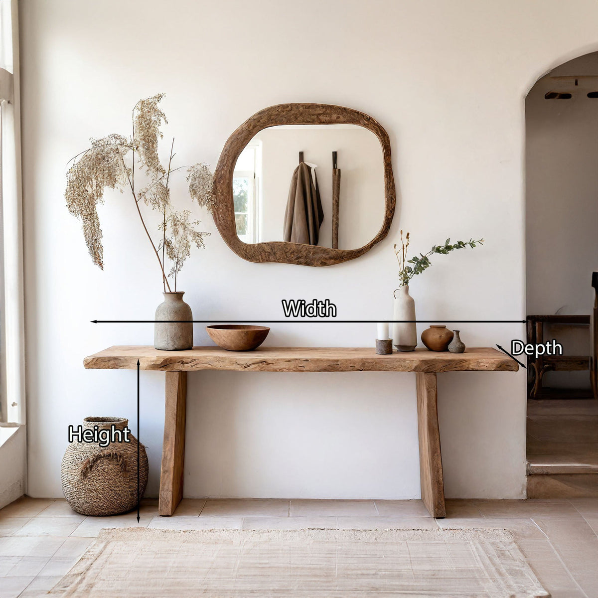 Reclaimed Wood Entryway Table Decor CTHCH-022