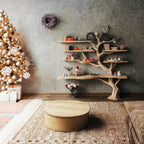 Tree Branch Shelf Xmas Driftwood Bookshelf Christmas Decor