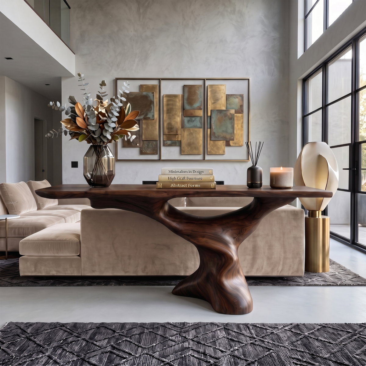 Mid Century Modern Console Table For Living Room CTHCH-009