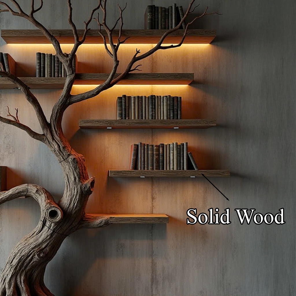Hancrafted Wooden Shelf Floating Shelf Housewarming Gift