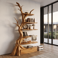 Organic Tree Bookshelf Handcrafted Sculptural Design For Living Room SINLHATB771