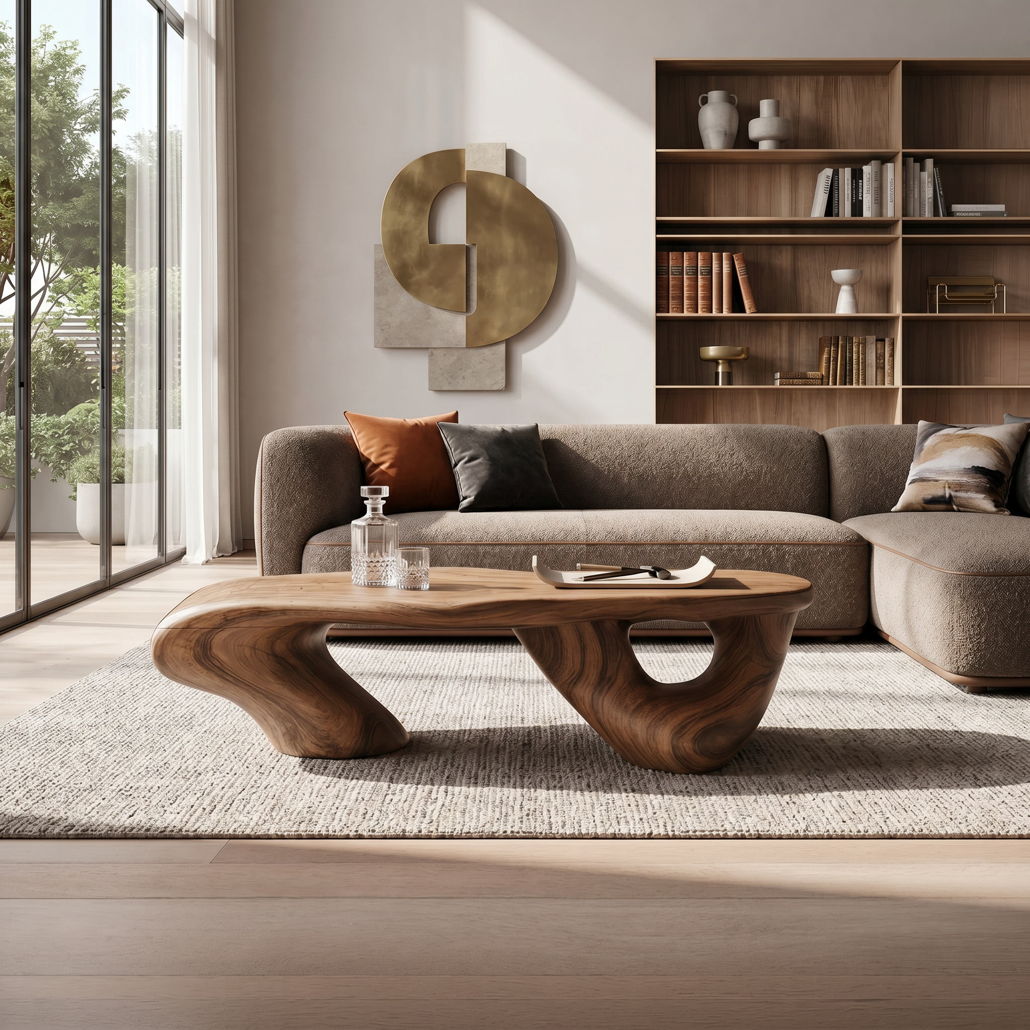 Handcrafted Low Table For Functional Room Setup CTHCH005
