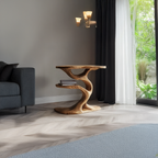 Rustic Tree End Table Living Room ETHCH006