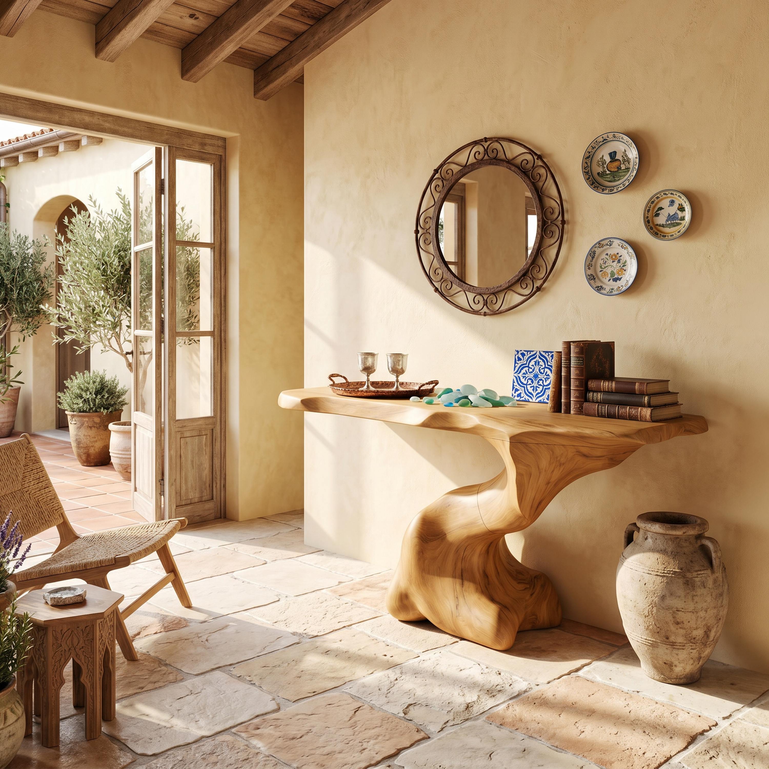 Rustic Entryway Table Entryway Design CTHCH-014