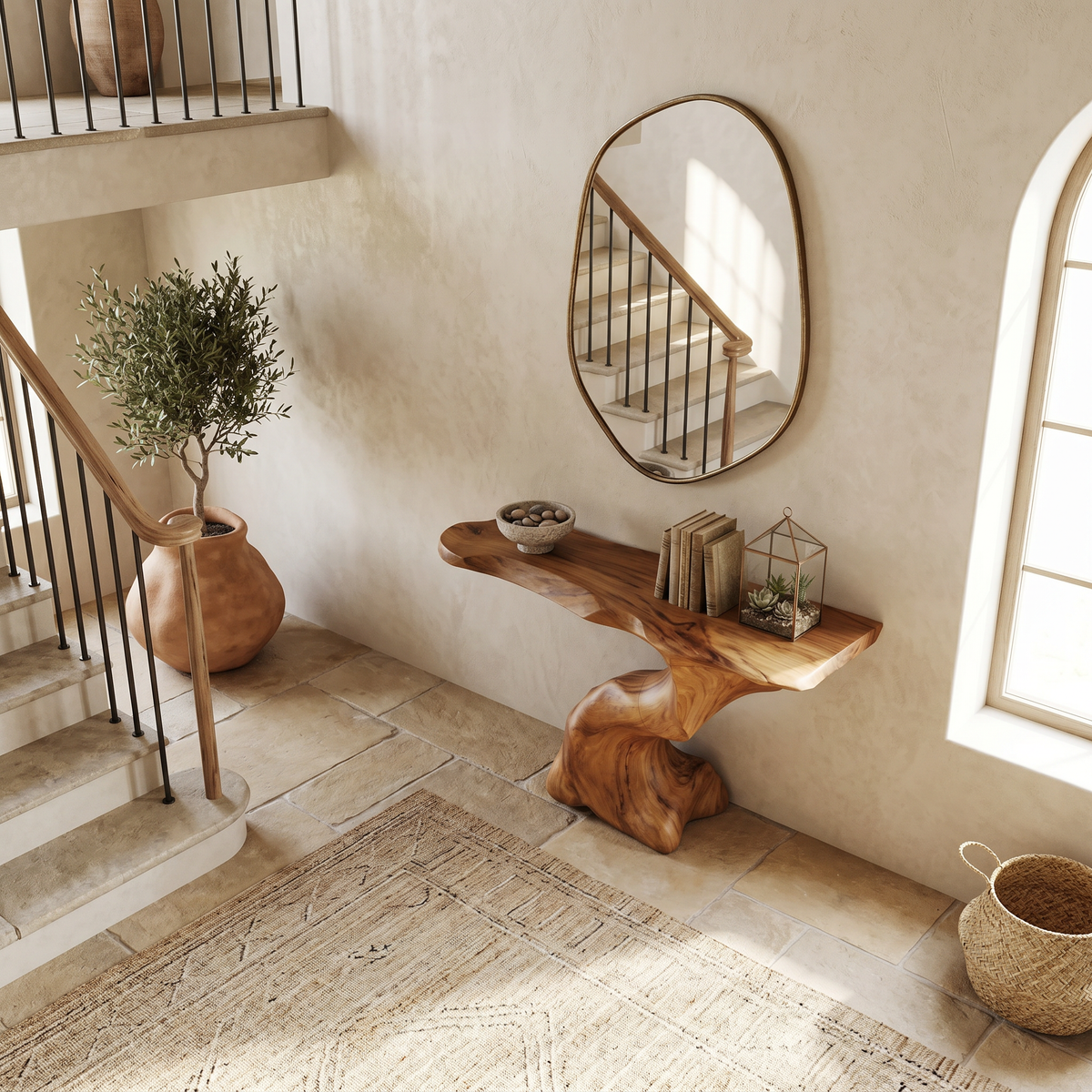 Rustic Entryway Table Entryway Design CTHCH-014