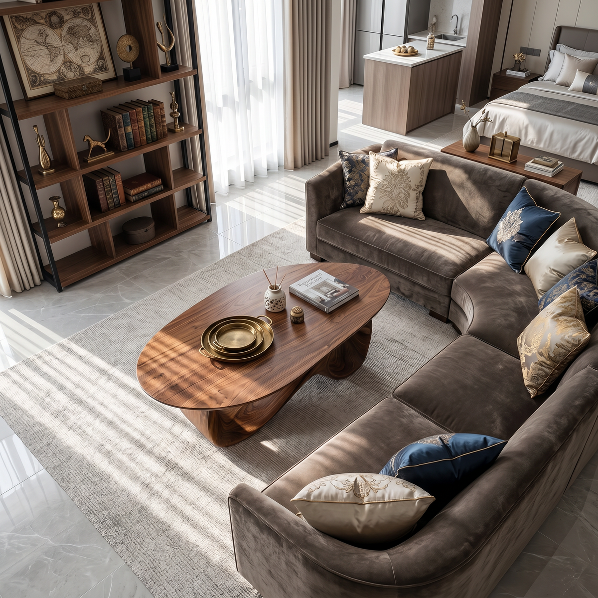 Rustic Coffee Table For Natural Home Styling CTHCH011