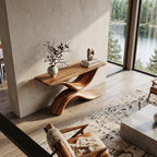 Handcrafted Live Edge Console Table Furniture Decor CTHCH-015