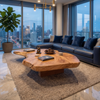 Rustic Organic Coffee Table Living Room Or Family Room CTHCH003