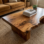 Rustic Sculptural Coffee Table Modern Living Room Display CTHCH020