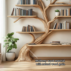 Driftwood Branch Shelf Floating Shelf Wall Mouted