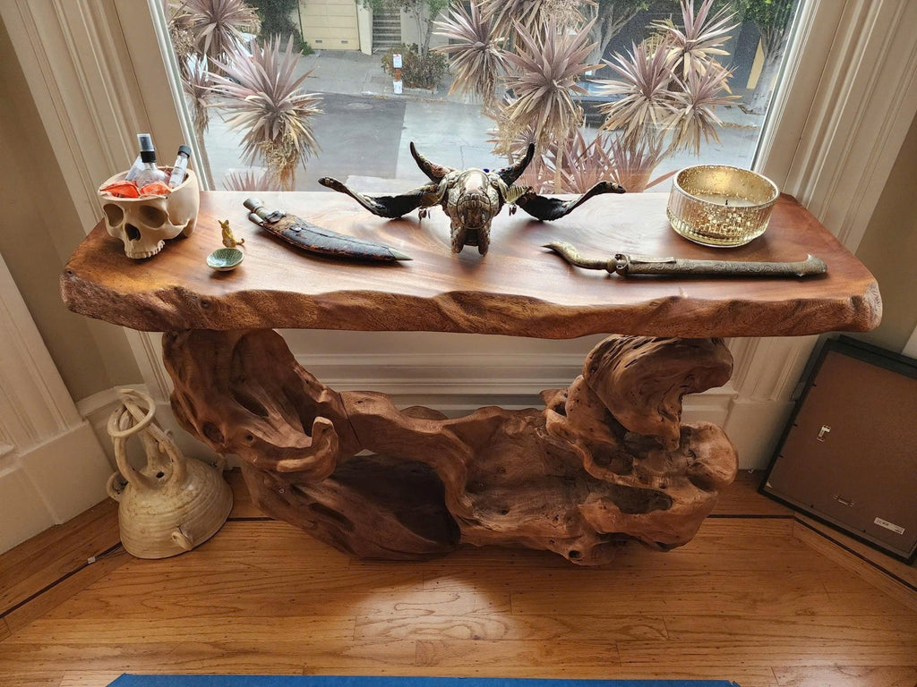 Narrow Console Table Solid Wood CTHCH-018
