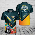 Custom Name Billiard I Beat People Polo Shirt