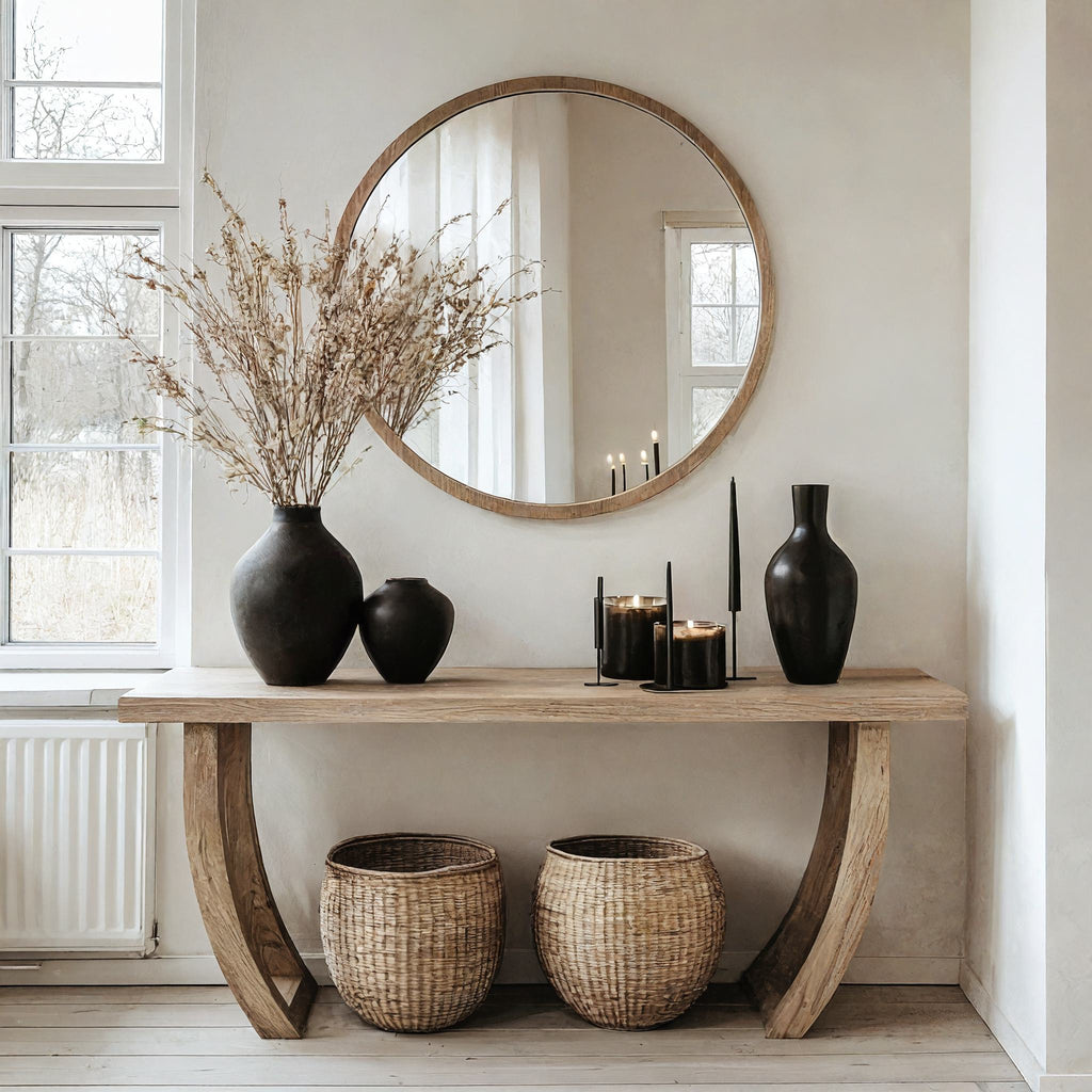 Woodworking Console Entryway Table Decor CTHCH-017