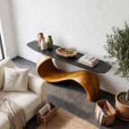 Mid-Century Sculptural Entryway Console Table CTHCH-006