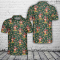 Custom Face Whiskey Cigar Golf Polo Shirt