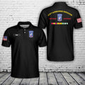 Custom Name 173rd Airborne Brigade Vietnam Polo Shirt