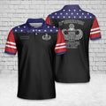 Custom Name US Army 82nd Airborne Jumpmaster - Master Jump Wings Polo Shirt