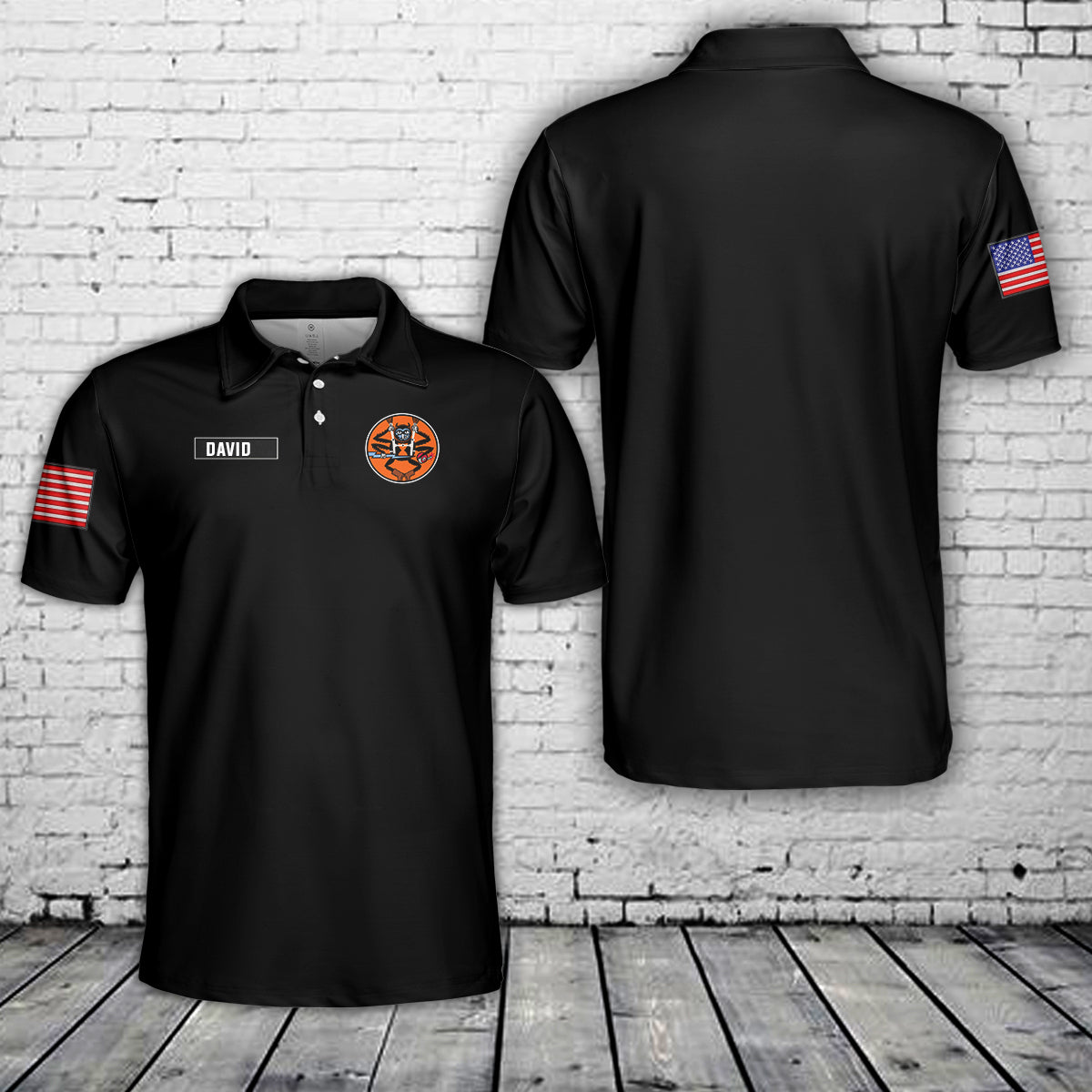 Custom Name 507th Parachute Infantry Regiment WWII Polo Shirt