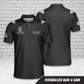 Custom Name And Rank US Air Force Polo Shirt