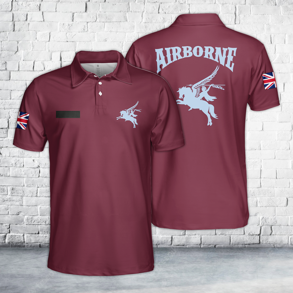Custom Name British Army 16 Air Assault Brigade Combat Team Polo Shirt
